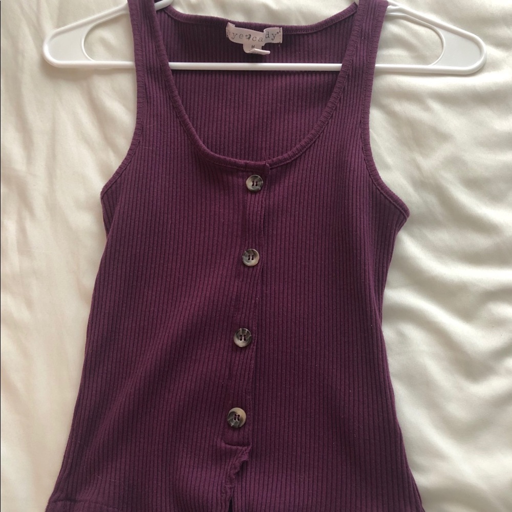 Purple tank top